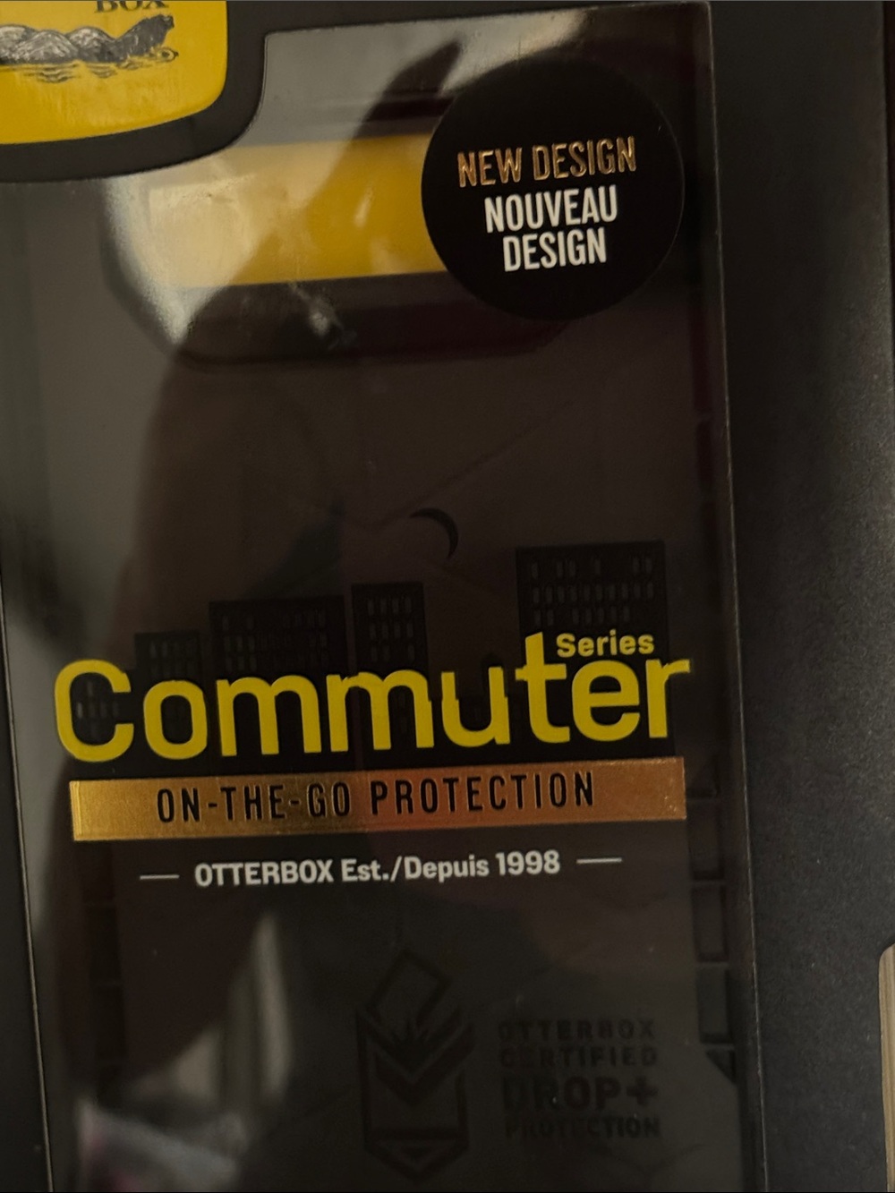 OtterBox Commuter Series Case for Samsung Galaxy S10+ — Black with Gold Accent - Picture 3 of 4